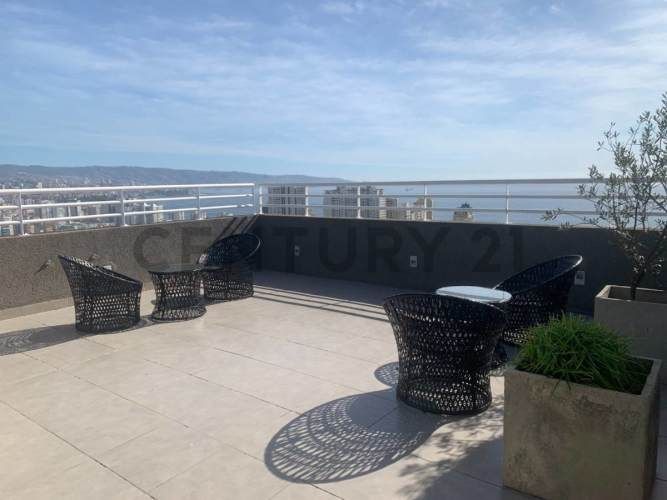 Venta Departamento estilo Mariposa, con vista despejada, Viña del Mar.