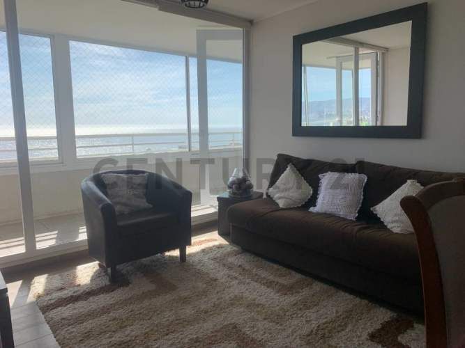 Venta Departamento estilo Mariposa, con vista despejada, Viña del Mar.