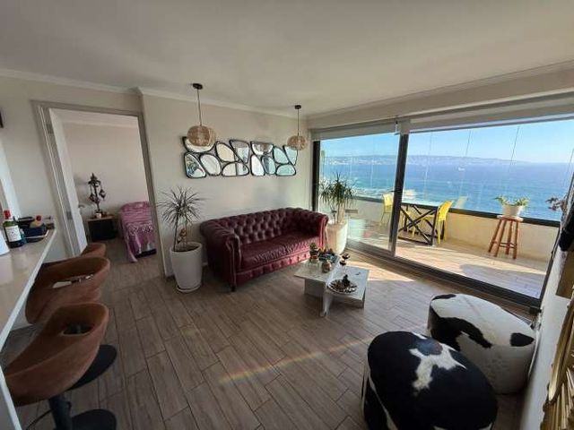 DEPARTAMENTO 2D 2B CON VISTA AL MAR EN REÑACA, VIÑA DEL MAR