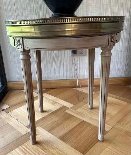 MESA LATERAL LUIS XVI PATINA BEIGE