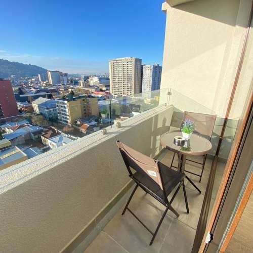 Venta Temuco. Sin Comisión. Vive o invierte con rentabilidad inmediata Piso 14 | 2D 2B | 58 m² + estacionamiento + bodega