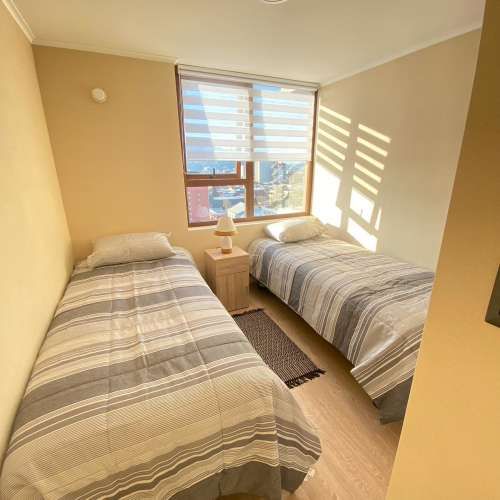 Venta Temuco. Sin Comisión. Vive o invierte con rentabilidad inmediata Piso 14 | 2D 2B | 58 m² + estacionamiento + bodega