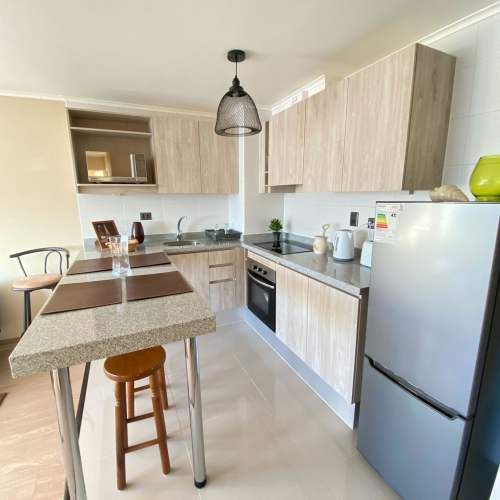 Venta Temuco. Sin Comisión. Vive o invierte con rentabilidad inmediata Piso 14 | 2D 2B | 58 m² + estacionamiento + bodega