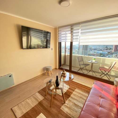 Venta Temuco. Sin Comisión. Vive o invierte con rentabilidad inmediata Piso 14 | 2D 2B | 58 m² + estacionamiento + bodega