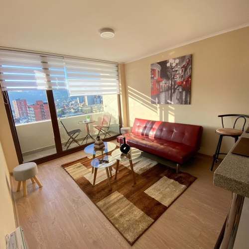 Venta Temuco. Sin Comisión. Vive o invierte con rentabilidad inmediata Piso 14 | 2D 2B | 58 m² + estacionamiento + bodega