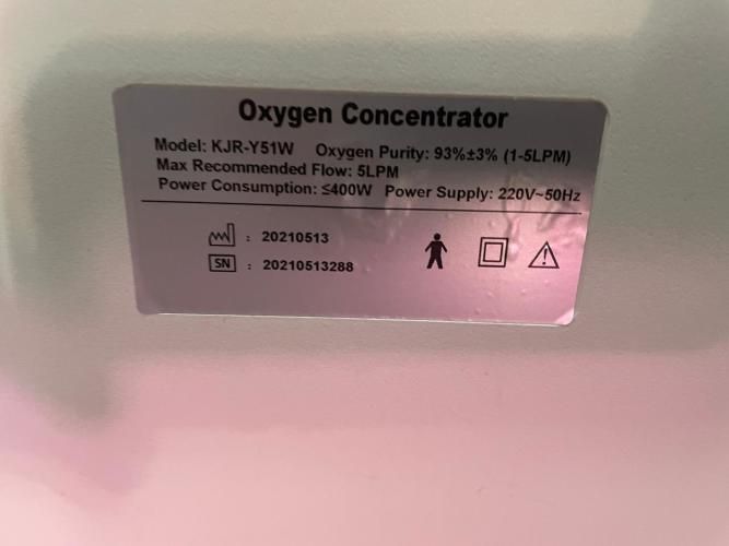 Concentrador de Oxigeno
