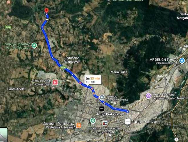 Inversion 2 parcelas con eucaliptus, Sector Reumen Temuco