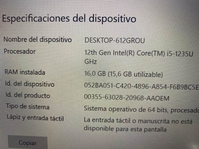 Notebook Hp Probook 440 G9 intel core i5-12da/16ram/500ssd/14´´FHD