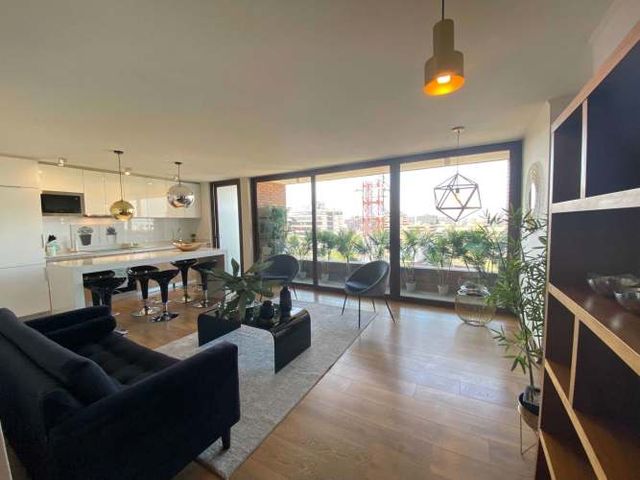 Espectacular amoblado 1D+1B  vista despejada  (121442)