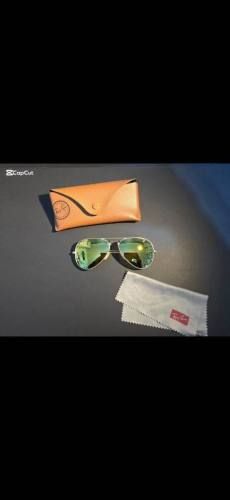 Lentes Sol Ray Ban Aviador Large Metal RB3025 Gold (originales)