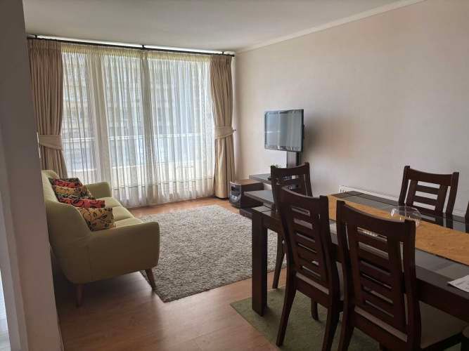 Departamento amoblado 3 dorm., estac, Parque Urbano, Concepción