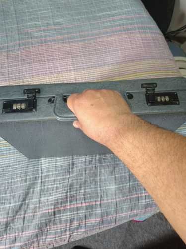 Maletín Saxoline antiguo 1989