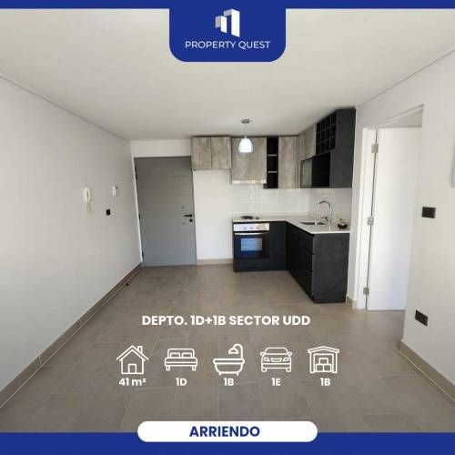 ARRIENDO HERMOSO DEPTO 1D+1B (122096)