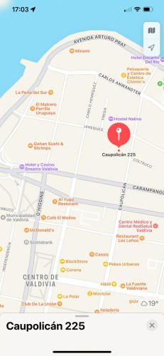 Pieza en el centro de Valdivia