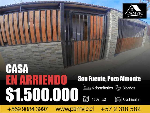 Casa en pasaje San Fuentes, Pozo Almonte