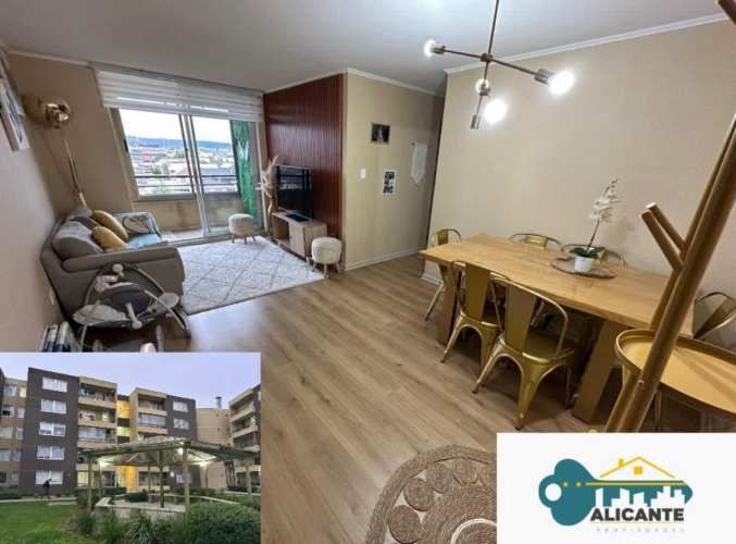 Departamento En Venta De 3 Dorm 2baños En Talcahuano