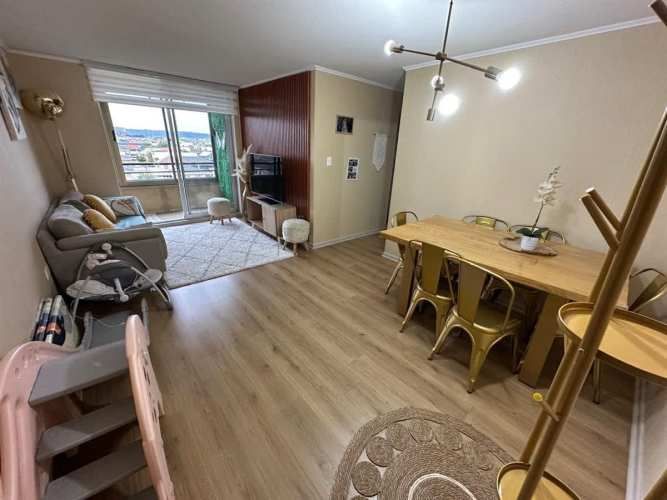 Departamento En Venta De 3 Dorm 2baños En Talcahuano