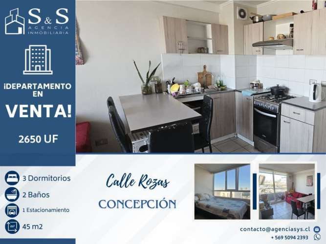 Departamento En Venta De 2d 2b En Concepción