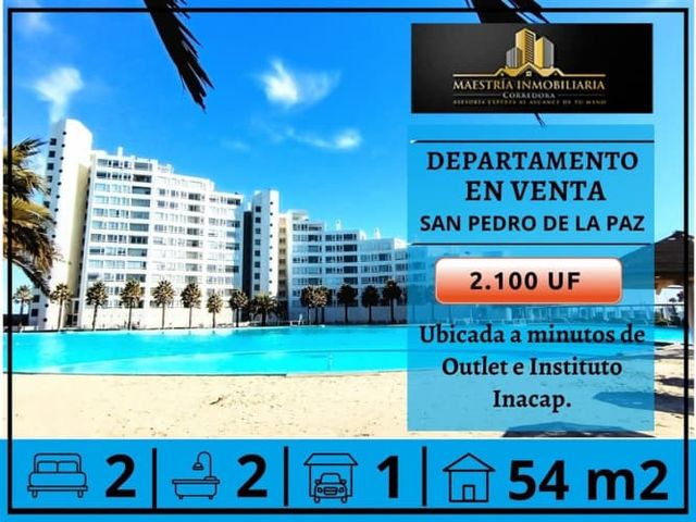 Se Vende Departamento Edificio Olas - San Pedro De La Paz