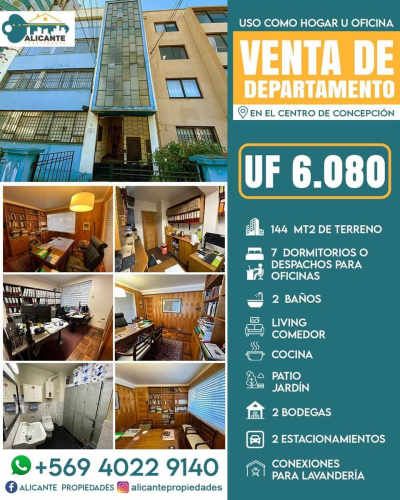 Otros En Venta 4 Oficinas 2 Baños En Concepción