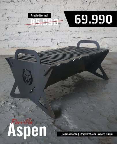 PARRILLAS DE FABRICACIÓN NACIONAL – ACERO 3MM DESMONTABLES Y RESISTENTES