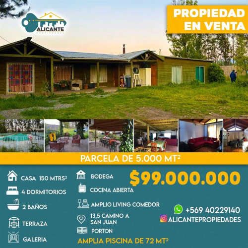 Casa En Venta De 4 Dorm. 2 Baños En Linares