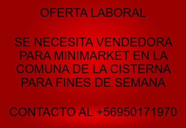 vendedora  atendedora  minimarket