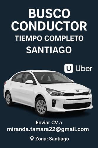 Se busca conductor de Uber