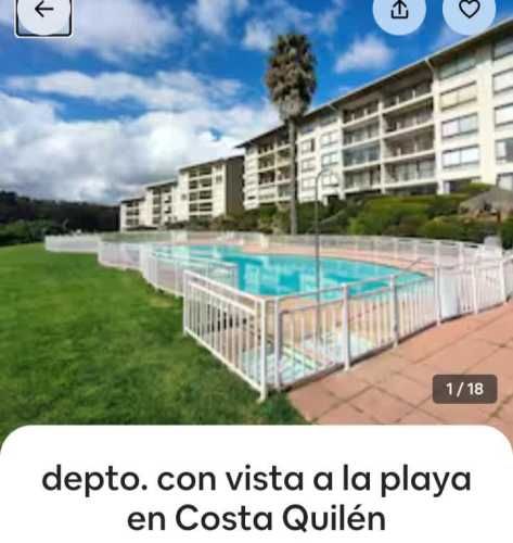 Se Arrienda departamento  con Vista al.Mar por día