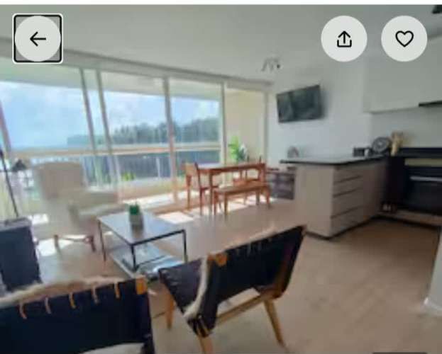 Se Arrienda departamento  con Vista al.Mar por día