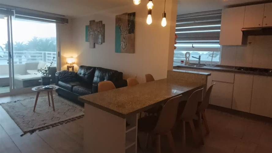 DEPARTAMENTO Av. del Mar con Amunategui Gran Oportunidad departamento amoblado de 86mt2 3D 2B 1E 1B, con terraza de 12mt2 con Vista al Mar.