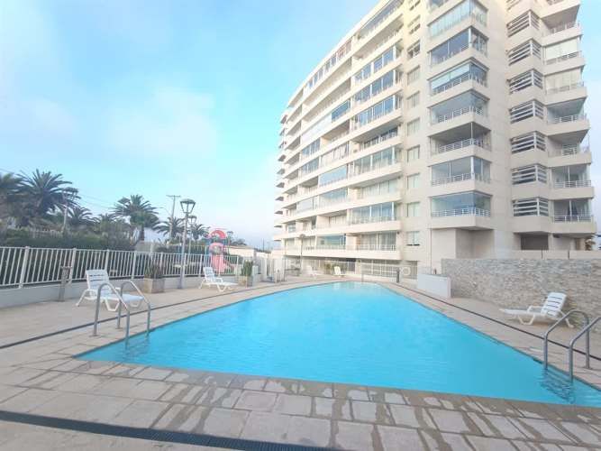 DEPARTAMENTO Av. del Mar con Amunategui Gran Oportunidad departamento amoblado de 86mt2 3D 2B 1E 1B, con terraza de 12mt2 con Vista al Mar.