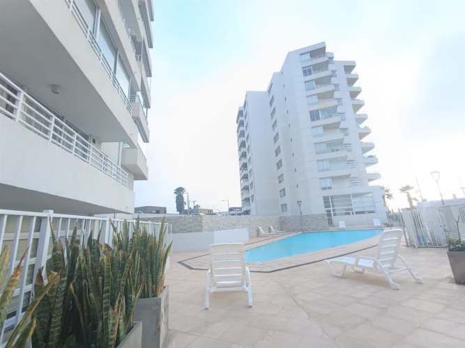 DEPARTAMENTO Av. del Mar con Amunategui Gran Oportunidad departamento amoblado de 86mt2 3D 2B 1E 1B, con terraza de 12mt2 con Vista al Mar.