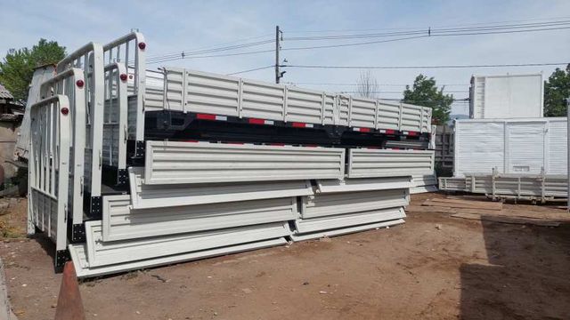 Carrocerías Planas con Barandas de 6.30, 6.60 y 7.00 de largo