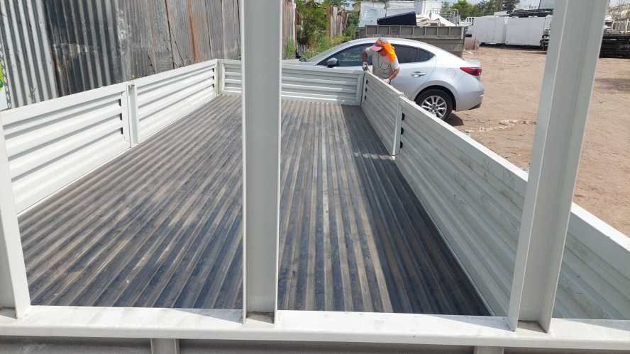 Carrocerías Planas con Barandas de 6.30, 6.60 y 7.00 de largo