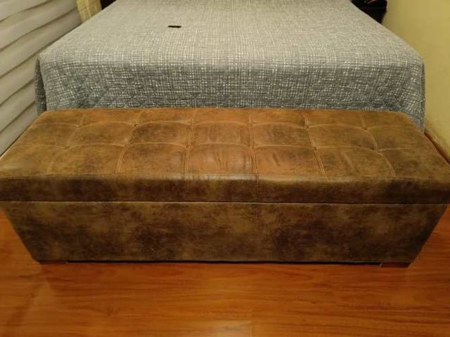 BANQUETA - BAUL ECOCUERO NUEVA