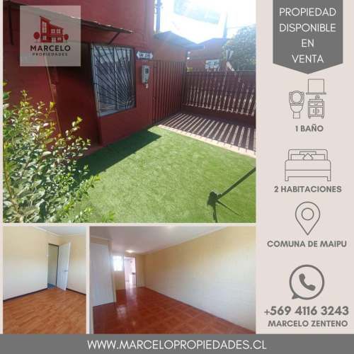 VENDO CASA 2D+1B, COMUNA DE MAIPU. CODIGO #1007