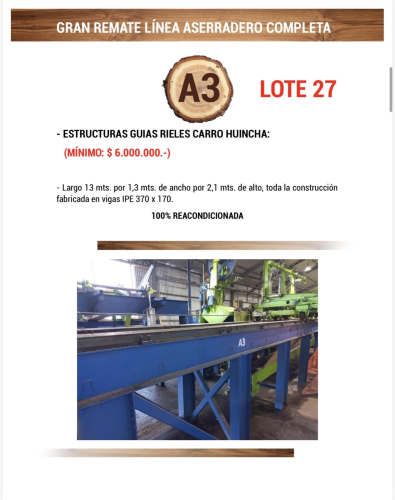 REMATE PARTES GRAN ASERRADERO