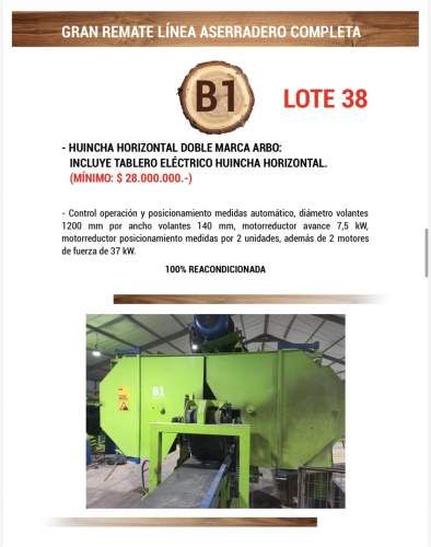 REMATE PARTES GRAN ASERRADERO