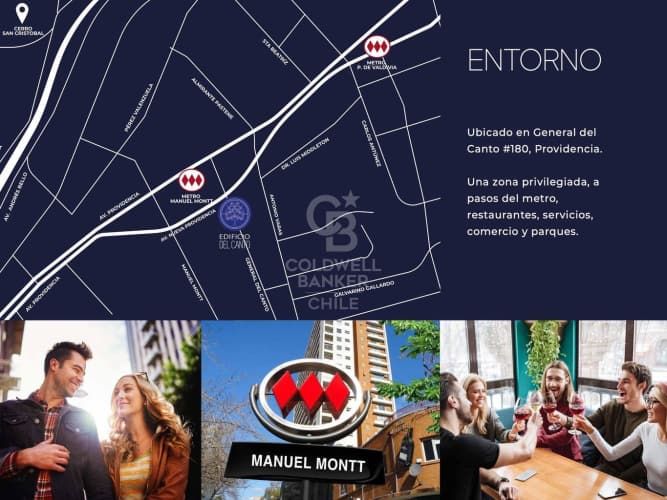 Nuevo SIN COMISION, cercano metro Manuel Montt