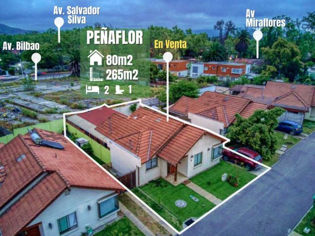 Venta de casa en Peñaflor - mejor barrio de la comuna