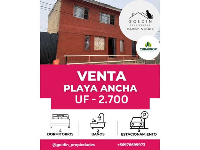 SE VENDE HERMOSA CASA EN PLAYA ANCHA