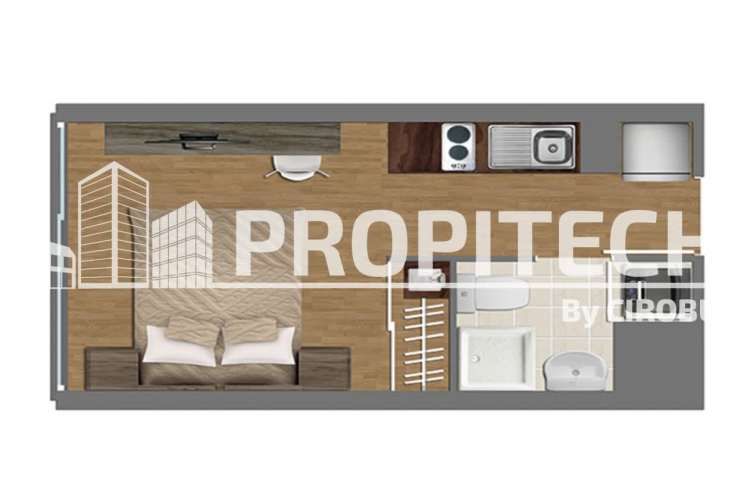 Arriendo Depto Studio, PISO 2, Mtro Franklin