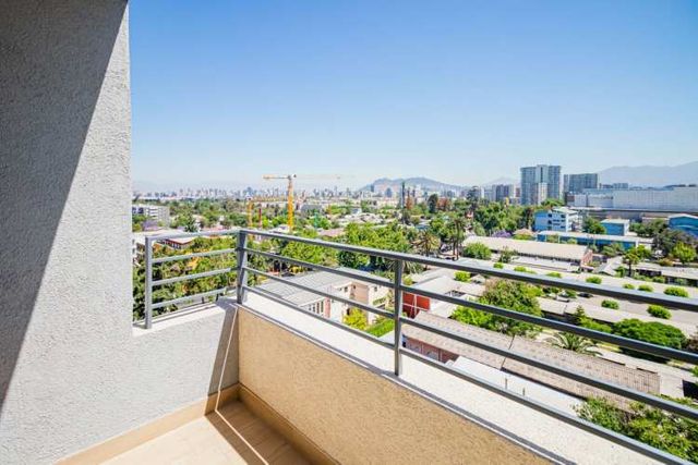 Arriendo Depto 2Dorm 2Baños con Terraza, Piso 13, Ñuñoa