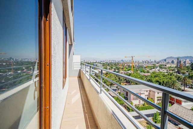 Arriendo Depto 2Dorm 2Baños con Terraza, Piso 13, Ñuñoa