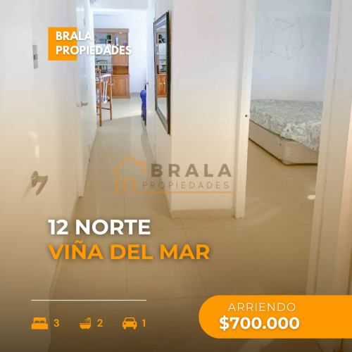 ARRIENDO DEPARTAMENTO PLAN DE VIÑA DEL MAR