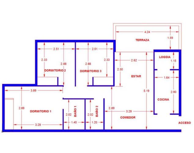 Departamento Brisas de San Joaquín