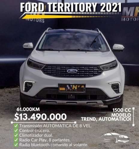 FORD Territory Titanium, AUTOMATICO, 2021.