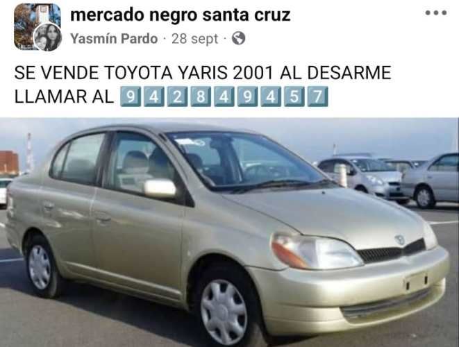 Toyota Yaris al desarme