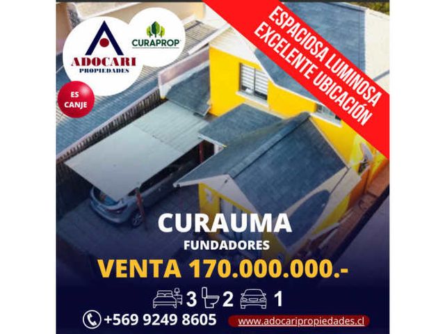 CURAUMA - CASA FUNDADORES - 3D 2B 1E